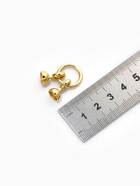 Замок-карабин с кольцом, 40×16×8 мм, медь, цвет золото - Фото 2