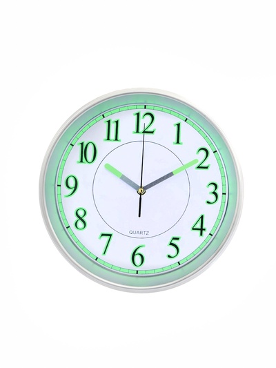 УЦЕНКА Часы настенные интерьерные «Илони», плавный ход, флуоресцентные, d-30 см