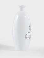 Ваза для цветов «Кролик», h=22 см, стекло, белая - Фото 2