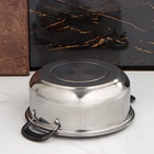 УЦЕНКА Кастрюля Promo, 2.3 л, d=22 см, с крышкой, нержавеющая сталь, серебристая - Фото 3