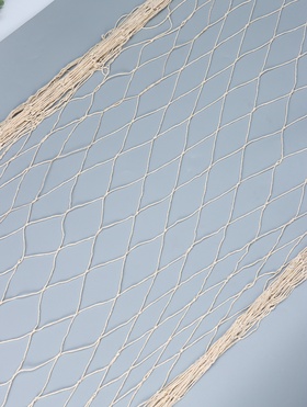Декоративная сетка настенная, хлопок, 200×200 см, беж