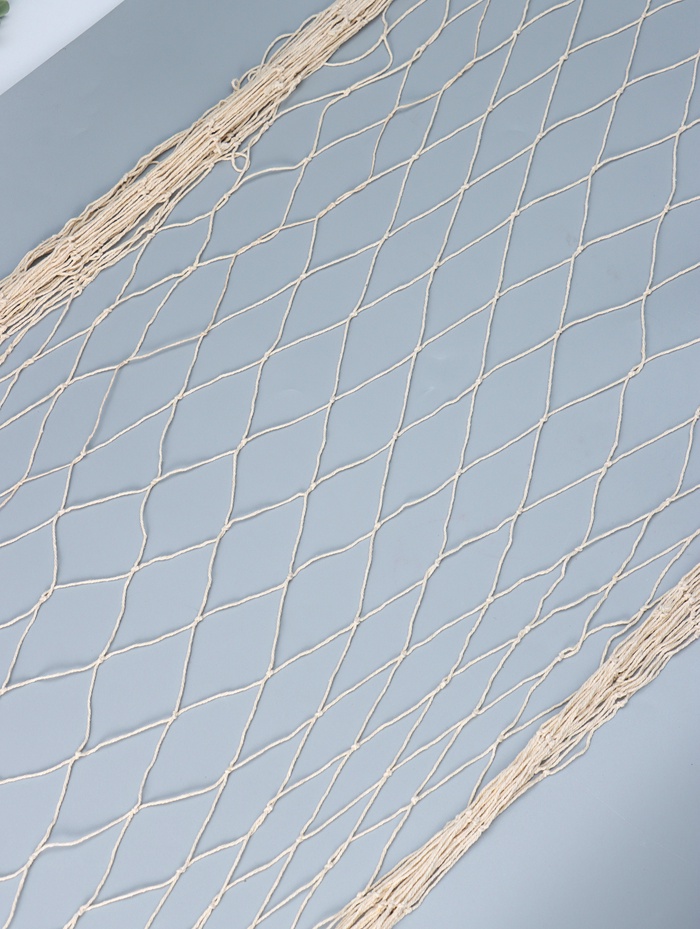 Декоративная сетка настенная, хлопок, 200×200 см, беж