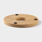 УЦЕНКА Набор для фондю BellaTenero, 5 предметов: чаша 250 мл, подставка, 4 шпажки, керамика, белый - Фото 5