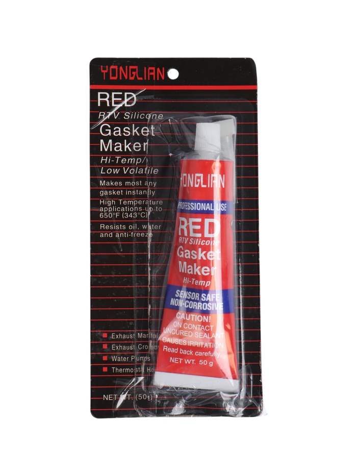 УЦЕНКА Герметик прокладок, силиконовый, 50 г, красный - Фото 1