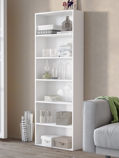 УЦЕНКА Стеллаж Лофт, 600х240х1810, Белый