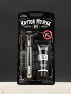 Подарочный набор «Крутой мужик», бритва, 3 станка, гель для бритья, Чистое счастье - Фото 9