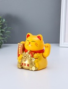 Маятник настольный антистресс от солнечной батареи «Кот Манэки-нэко с детками», 11.2×14.3×15.3 см  (артикул 10964601)  большой выбор товаров оптом и в розницу по низким ценам с доставкой