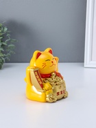 Маятник настольный антистресс от солнечной батареи «Кот Манэки-нэко с детками», 11.2×14.3×15.3 см  (артикул 10964601)  большой выбор товаров оптом и в розницу по низким ценам с доставкой