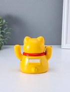 Маятник настольный антистресс от солнечной батареи «Кот Манэки-нэко с детками», 11.2×14.3×15.3 см  (артикул 10964601)  большой выбор товаров оптом и в розницу по низким ценам с доставкой