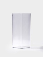 Ваза для цветов «Альваро» геометрия, 25×10 см, пластик, прозрачная  (артикул 10970069)  большой выбор товаров оптом и в розницу по низким ценам с доставкой