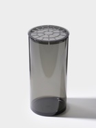 Ваза для цветов с крышкой «Альваро», 25×12 см, пластик, серая  (артикул 10970071)  большой выбор товаров оптом и в розницу по низким ценам с доставкой