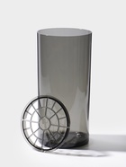 Ваза для цветов с крышкой «Альваро», 25×12 см, пластик, серая  (артикул 10970071)  большой выбор товаров оптом и в розницу по низким ценам с доставкой