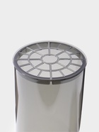 Ваза для цветов с крышкой «Альваро», 25×12 см, пластик, серая  (артикул 10970071)  большой выбор товаров оптом и в розницу по низким ценам с доставкой