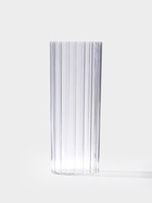 Ваза для цветов «Венера» полосы, 24.5×9.5 см, пластик, прозрачная  (артикул 10974001)  большой выбор товаров оптом и в розницу по низким ценам с доставкой