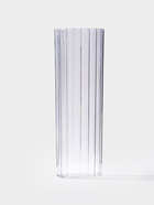 Ваза для цветов «Венера» полосы, 29.5×9.5 см, пластик, прозрачная  (артикул 10974002)  большой выбор товаров оптом и в розницу по низким ценам с доставкой