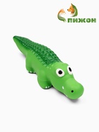 Пищащая игрушка для собак «Крокодил», 20.5×6.5 см, латекс 10942869