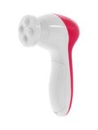 Щётка для массажа и умывания LMZ-039, 5 в 1, для лица и тела, электрическая, от батареек 2хAA, розовая - Фото 4