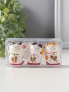 Набор фигурок керамика «Котики Манэки-нэко», 3 шт.  (артикул 10964595)  большой выбор товаров оптом и в розницу по низким ценам с доставкой