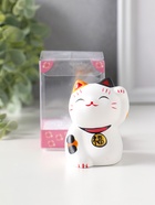 Фигурка керамика «Котик Манэки-нэко пятнистый», 5.3×7.3×6 см  (артикул 10964596)  большой выбор товаров оптом и в розницу по низким ценам с доставкой