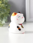 Фигурка керамика «Котик Манэки-нэко пятнистый», 5.3×7.3×6 см  (артикул 10964596)  большой выбор товаров оптом и в розницу по низким ценам с доставкой