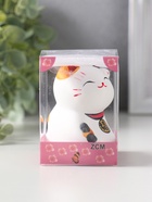 Фигурка керамика «Котик Манэки-нэко пятнистый», 5.3×7.3×6 см  (артикул 10964596)  большой выбор товаров оптом и в розницу по низким ценам с доставкой