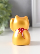 Фигурка керамика «Котик Манэки-нэко золотой», 5.3×7.3×6 см  (артикул 10964597)  большой выбор товаров оптом и в розницу по низким ценам с доставкой