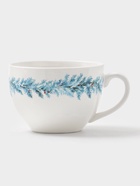 УЦЕНКА Чайная пара новогодняя «Зимний вечер», 2 предмета: чашка 210 мл, блюдце d=15 см, фарфор, белая - Фото 5