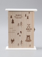 УЦЕНКА Ключница дерево 5 крючков «Лесные звери» 6×20×25.8 см - Фото 2