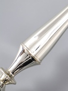 УЦЕНКА Подсвечник металл «Плавность» серебро набор 2 шт. 24×10×10 см - Фото 4