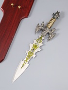 УЦЕНКА Сувенирный меч на планшете, цветное нанесение на лезвии, 52 см - Фото 3