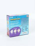 УЦЕНКА Набор для творчества Елочные шары под раскраску "Новогодняя сказка"+ краски, набор 4 шт, 7см - Фото 3