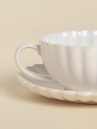 УЦЕНКА Чайная пара SL Home «Нимфея», 2 предмета: чашка 270 мл, блюдце 15.5×2 см, керамика, белая - Фото 3