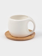 УЦЕНКА Чайная пара "Bella Tenero" чашка 220 мл, деревянное блюдце - Фото 1