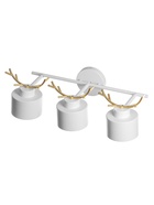 УЦЕНКА Бра «Сохата», 3хЕ27, 40 Вт, белое с золотом, 60×15×22 см - Фото 4