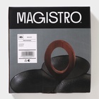 УЦЕНКА Менажница 3 ячейки Magistro «Галактика», 24.5×24.5×13.5 см, фарфор, чёрная - Фото 6