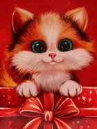 Пакет подарочный «Котёнок», мягкий пластик, 23×27 см, 150 мкм - Фото 3