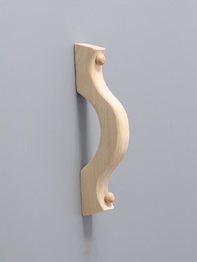 Ручка дверная из осины узкая,ширина 25мм