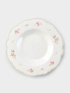 УЦЕНКА Тарелка глубокая WY Spring flowers, 220 мл, d=21.5 см, фарфор, белая - Фото 2