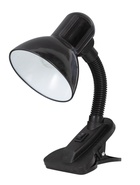 УЦЕНКА Лампа настольная Е27, с выкл. на зажиме (220В) черная (108В) RISALUX - Фото 15