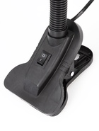 УЦЕНКА Лампа настольная Е27, с выкл. на зажиме (220В) черная (108В) RISALUX - Фото 7