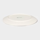 УЦЕНКА Тарелка новогодняя Доляна Snow cones, d=25 см, керамика, белая - Фото 3