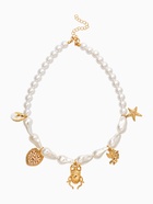 Бусы «Жемчуг. Скарабей», 40 см, №10, белые в золоте  (артикул 10937125)  большой выбор товаров оптом и в розницу по низким ценам с доставкой