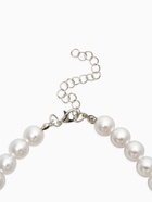 Бусы «Жемчуг. Скарабей», 40 см, №10, белые в серебре  (артикул 10937126)  большой выбор товаров оптом и в розницу по низким ценам с доставкой