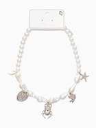 Бусы «Жемчуг. Скарабей», 40 см, №10, белые в серебре  (артикул 10937126)  большой выбор товаров оптом и в розницу по низким ценам с доставкой