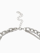 Цепь многослойная «Железное сердце», 2 яруса, L=32 и 40 см, цвет серебро  (артикул 10937131)  большой выбор товаров оптом и в розницу по низким ценам с доставкой