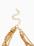 Цепь многослойная «Три вида», железо, 3 яруса, L=30, 32, 40 см, цвет золото  (артикул 10937132)  большой выбор товаров оптом и в розницу по низким ценам с доставкой