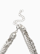 Цепь многослойная «Три вида», железо, 3 яруса, L=30, 32, 40 см, цвет серебро  (артикул 10937133)  большой выбор товаров оптом и в розницу по низким ценам с доставкой