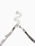 Кулон на затяжке многослойный «Медальон сердце», 2 яруса L=40, 70 см, медь, цвет серебро  (артикул 10937137)  большой выбор товаров оптом и в розницу по низким ценам с доставкой