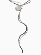 Кулон на затяжке многослойный «Медальон круг», 2 яруса L=40, 70 см, медь, цвет серебро  (артикул 10937141)  большой выбор товаров оптом и в розницу по низким ценам с доставкой