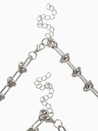 Набор 2 предмета: цепь, браслет «Узел», 20, 40 см, медь, цвет серебро  (артикул 10937147)  большой выбор товаров оптом и в розницу по низким ценам с доставкой